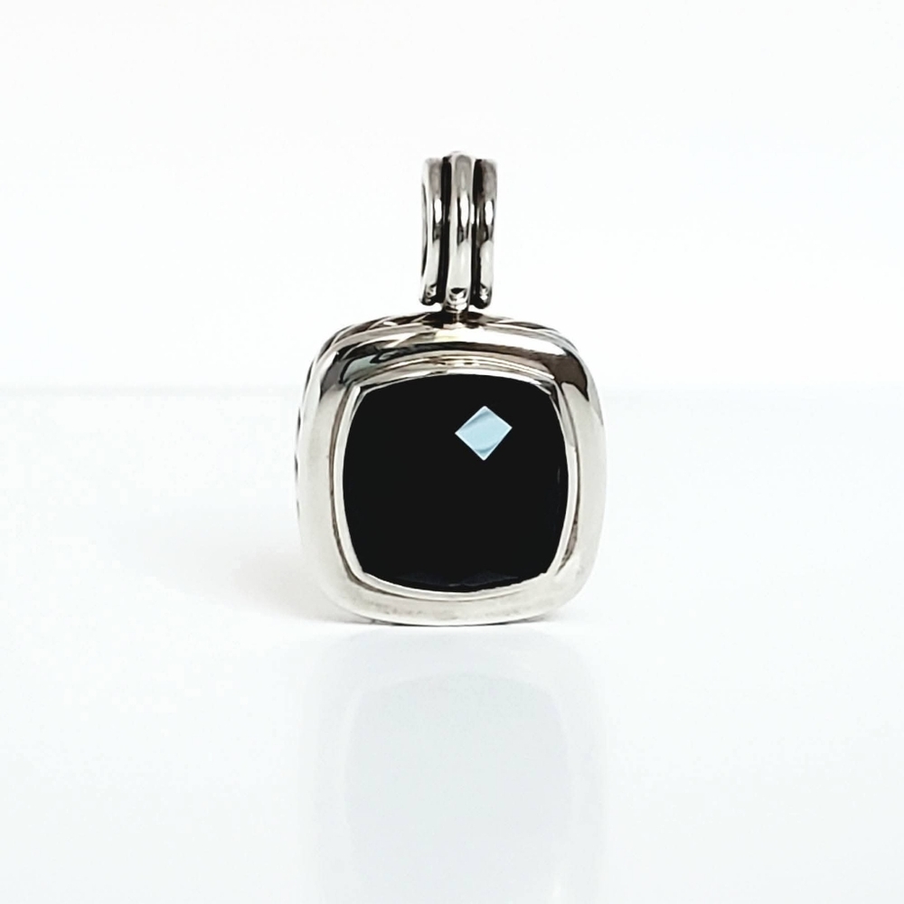 David Yurman Albion 14mm Black Onyx Pendant
